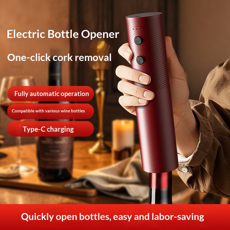 Kitchen Electronics Gadgets - Electric Wine Bottle Opener Rechargeable Automatic