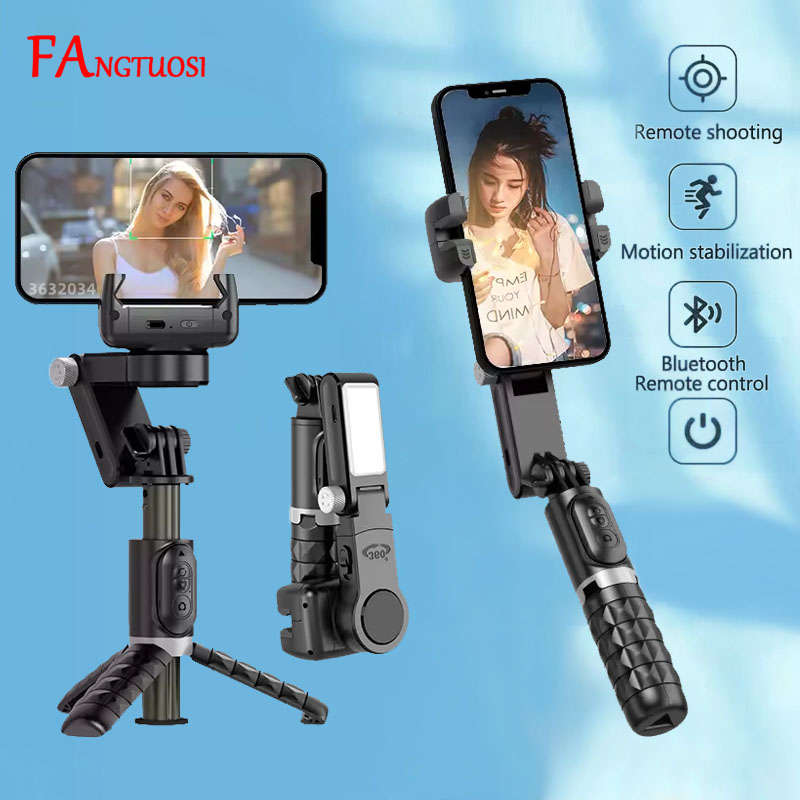 Auto Tracking Tripod - FANGTUOSI 360 Rotation Gimbal,Selfie Stick Tripod