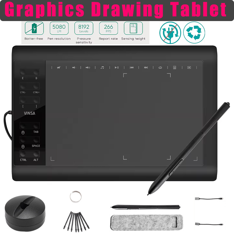 Digital Drawing Tablet - Digital Tablet Drawing Professional Graphics Drawing