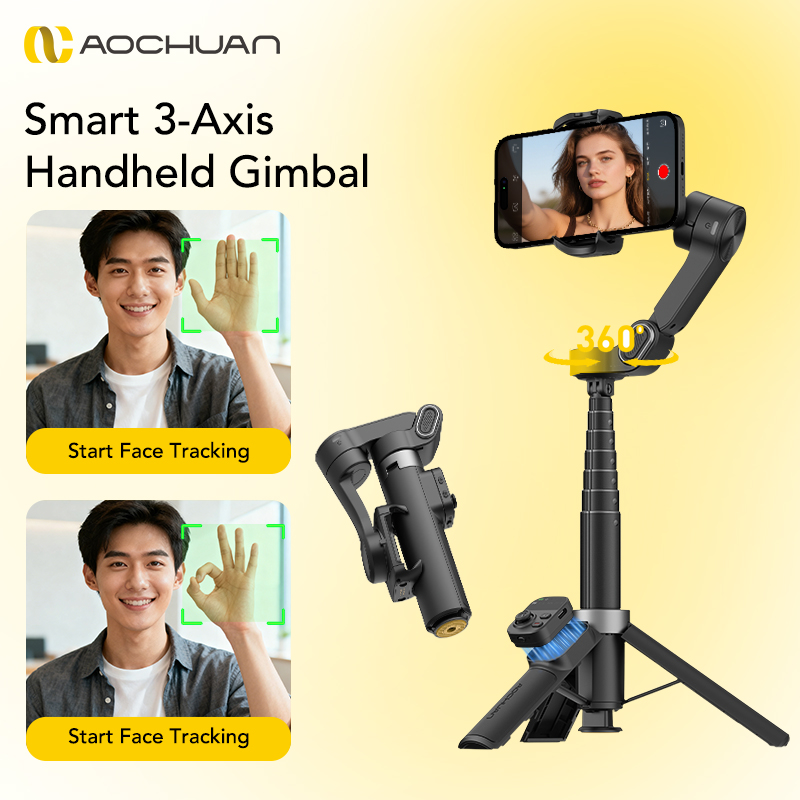 AOCHUAN Smart X3 360° Pan Rota - Auto Tracking Tripod ulasan dan harga