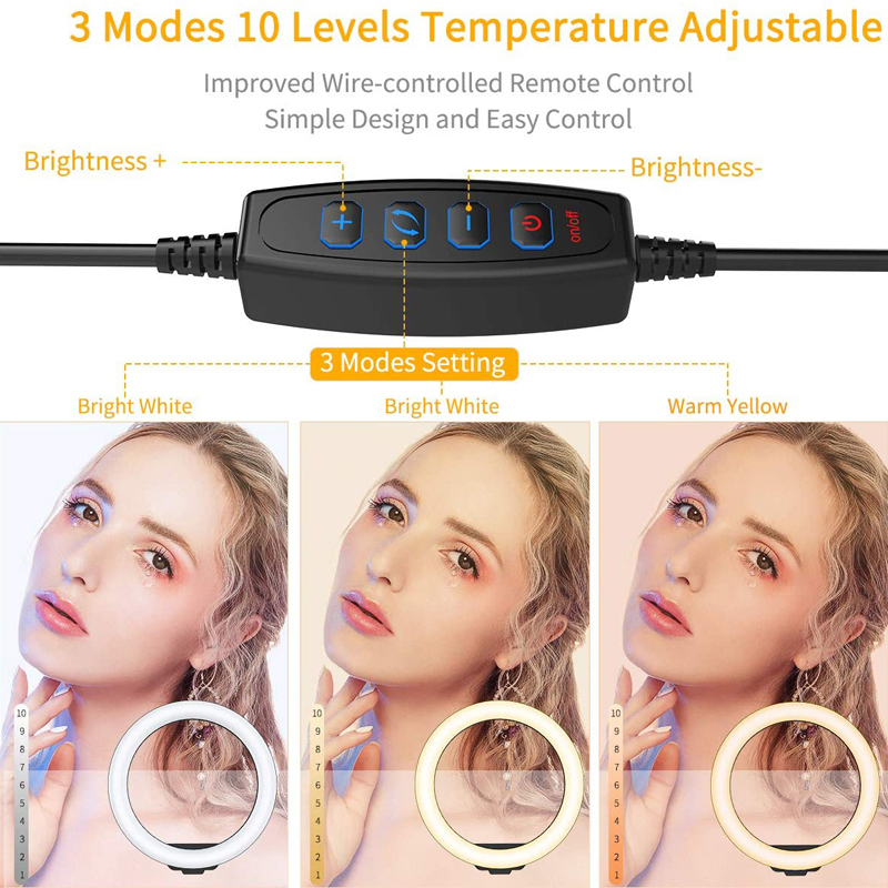 6/10/12 Inch LED Selfie Ring L - Auto Tracking Tripod ulasan dan harga