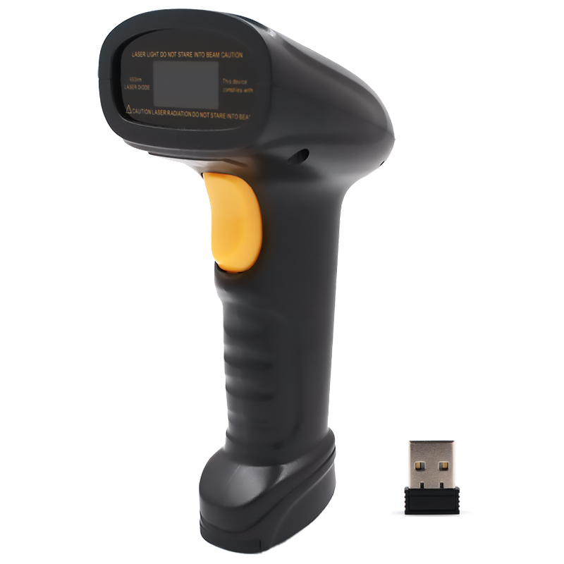 Laser 1D Cordless Bar Code Sca - Barcode Scanner Wireless ulasan dan harga
