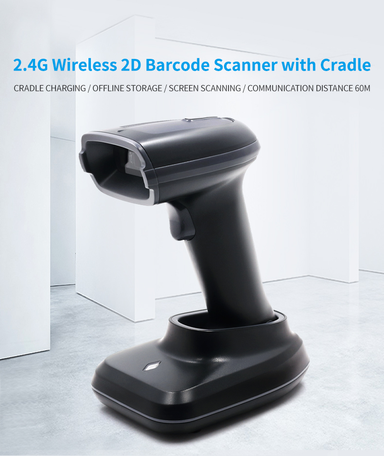 Wireless Barcode Scanner with  - Barcode Scanner Wireless ulasan dan harga