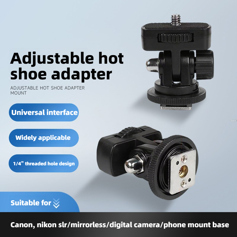 Universal Hot Shoe Mount Adapt - Auto Tracking Tripod ulasan dan harga