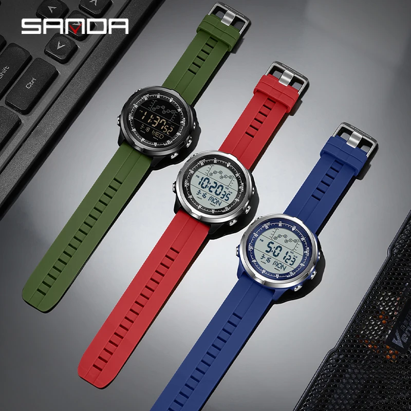 SANDA Digital Watch Men Milita - Electronics Gadgets For Men ulasan dan harga