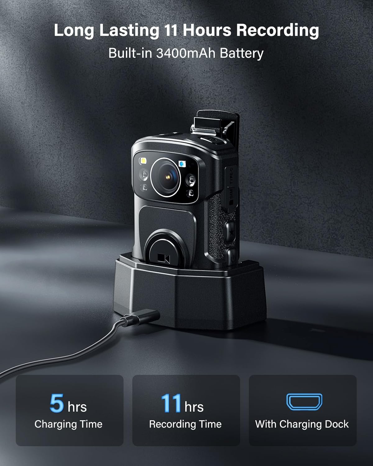 BOBLOV B4K5 4K Body Cam IP68 G - Compact Camera Mirrorless ulasan dan harga