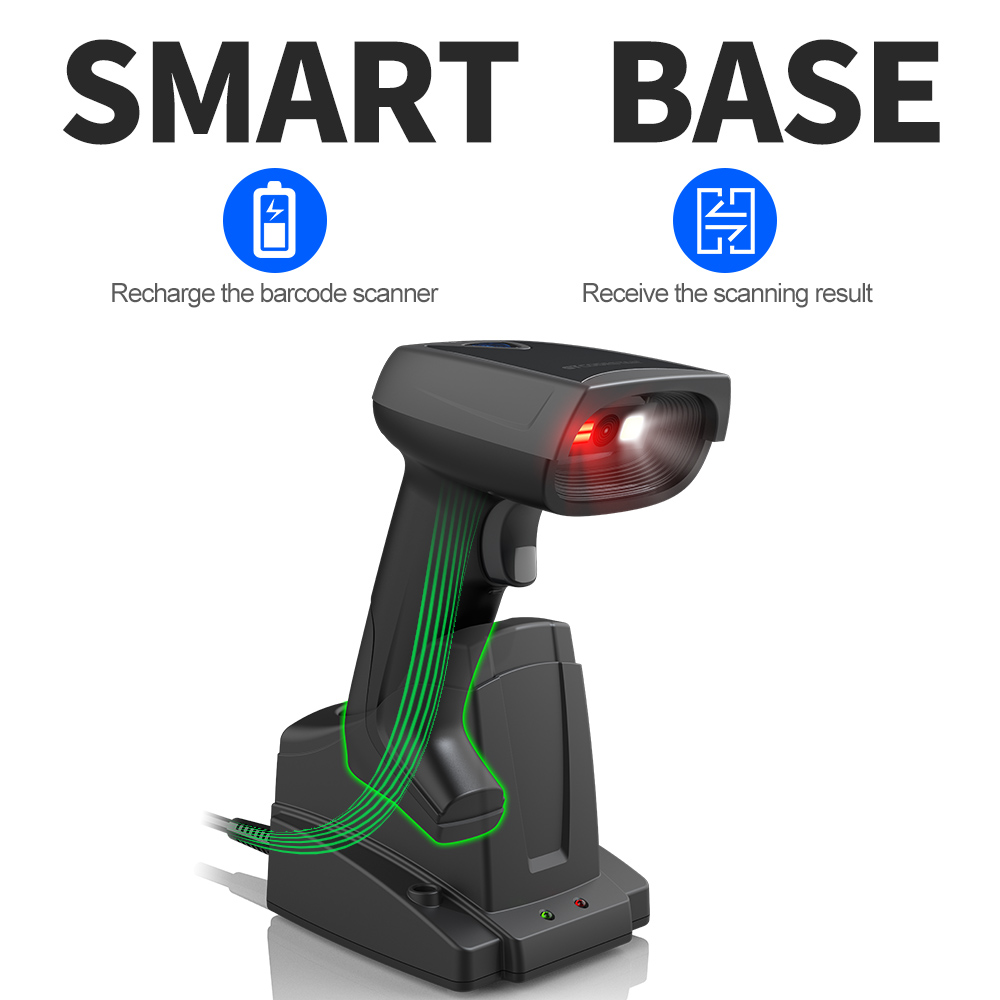 GTCODESTAR X-1801B Qr 1D 2D Ba - Barcode Scanner Wireless ulasan dan harga