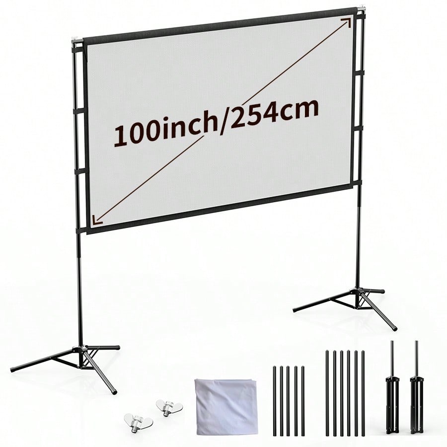 XBJ 100 Inch 4K Ultra HD Proje - Mini Projector Portable ulasan dan harga