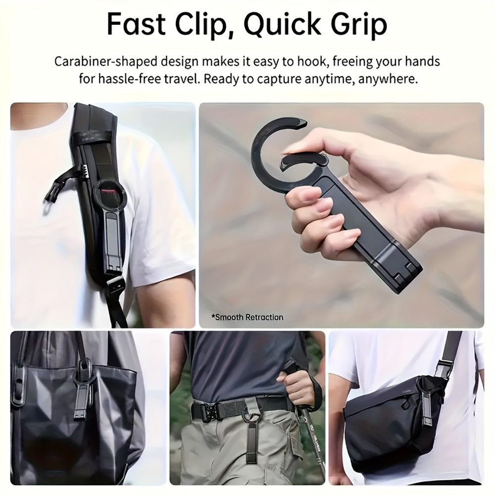 Carabiner Mobile Phone Tripod  - Auto Tracking Tripod ulasan dan harga