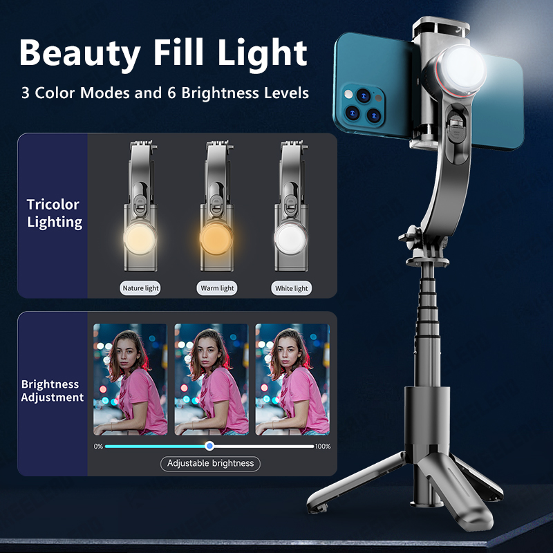 TOKQI Gimbal Stabilizer Anti-S - Auto Tracking Tripod ulasan dan harga