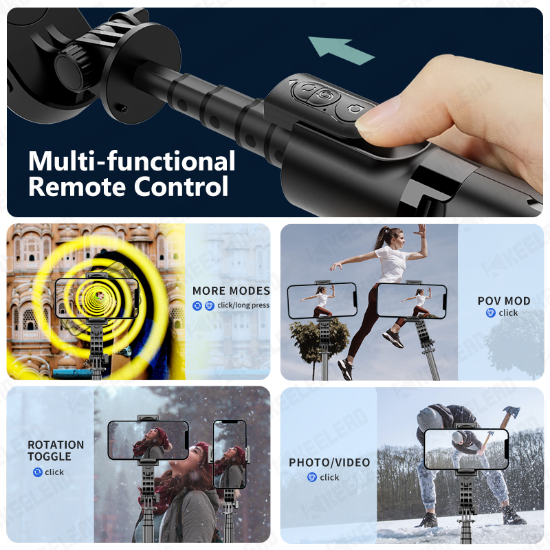 TOKQI Gimbal Stabilizer Anti-S - Auto Tracking Tripod ulasan dan harga