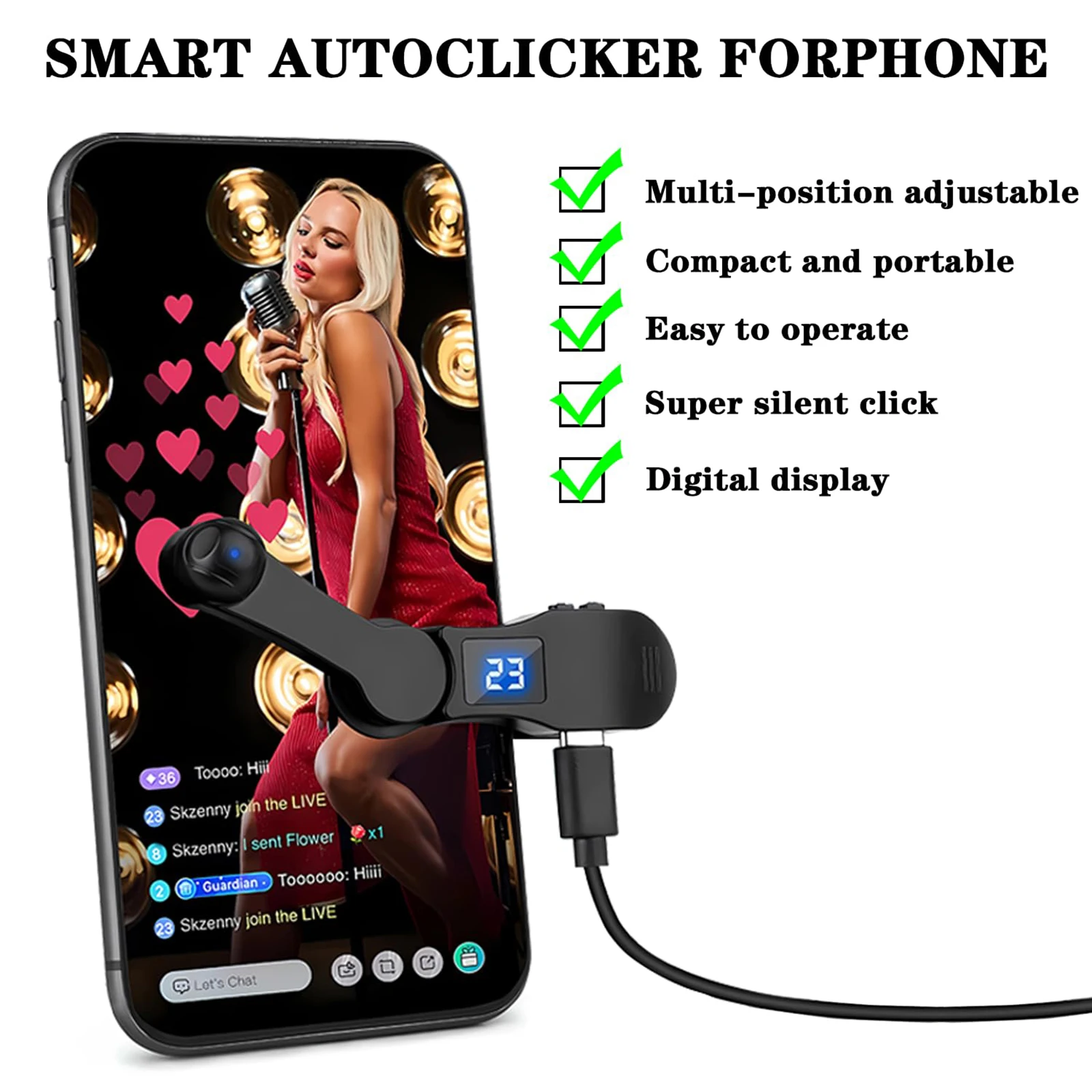 Auto Screen Clicker for Smart  - Auto Tracking Tripod ulasan dan harga