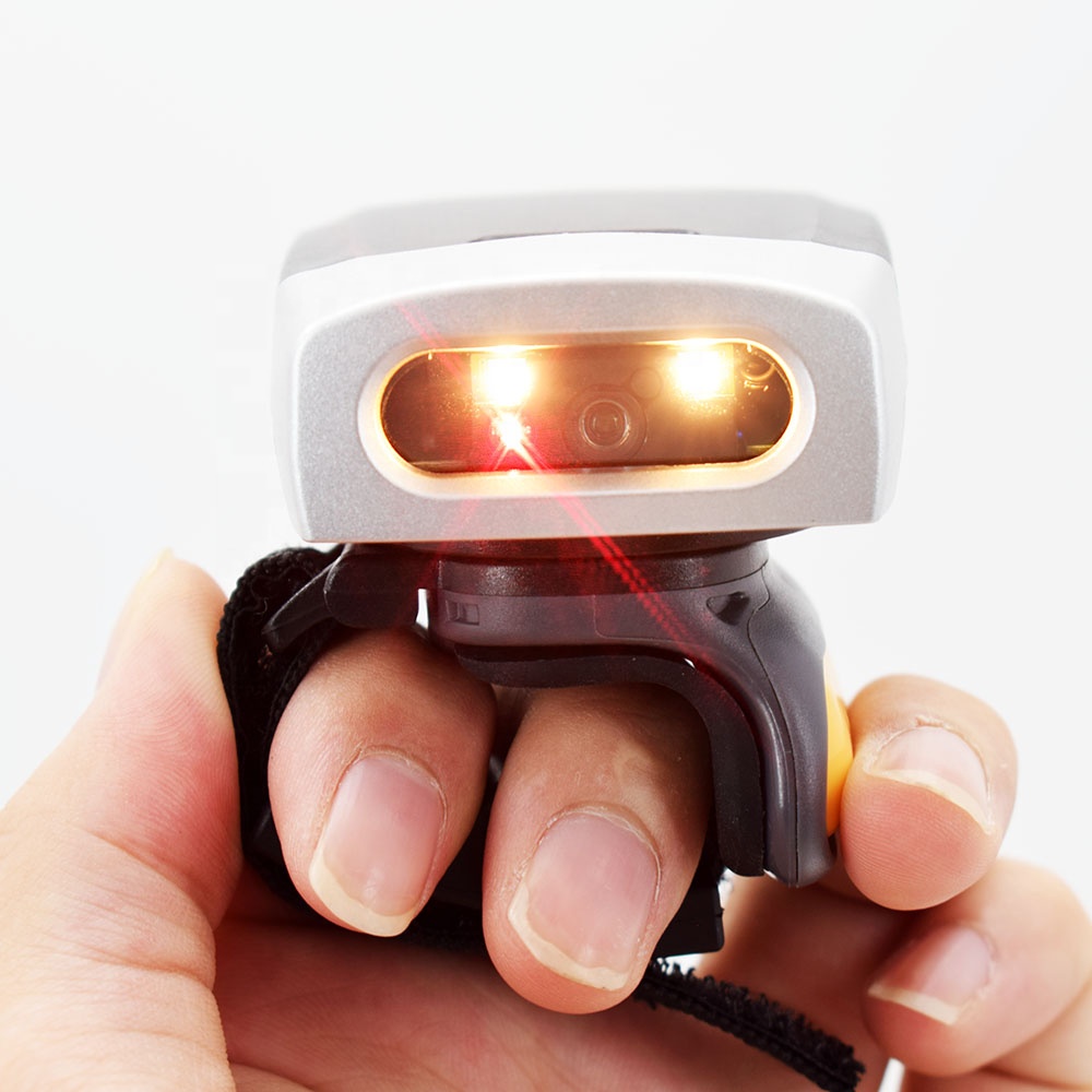 Portable Wireless 2D Ring Fing - Barcode Scanner Wireless ulasan dan harga