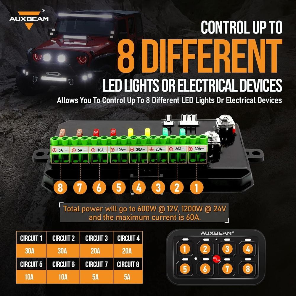 8 Gang Switch Panel BA80 Autom - Electronics & Gadgets Starting With D ulasan dan harga