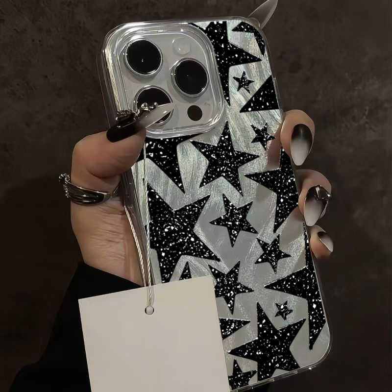 Star Pattern IMD TPU Phone Cas - Xiaomi Poco X6 ulasan dan harga