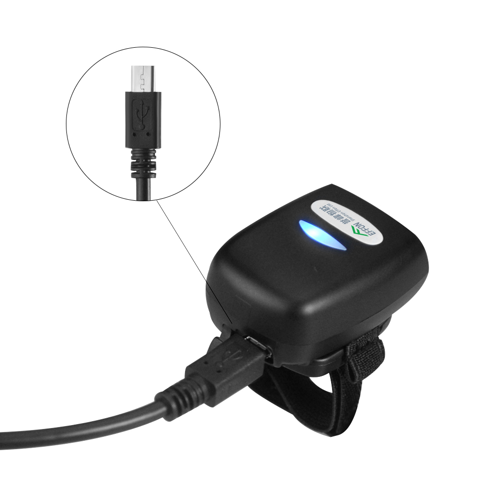 Effon FS03 Wireless Finger Rin - Barcode Scanner Wireless ulasan dan harga