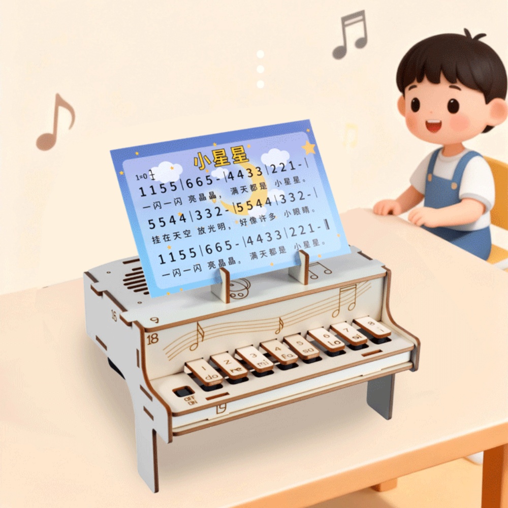 DIY Wooden Electronic Piano Mo - Diy Electronics Gadgets ulasan dan harga