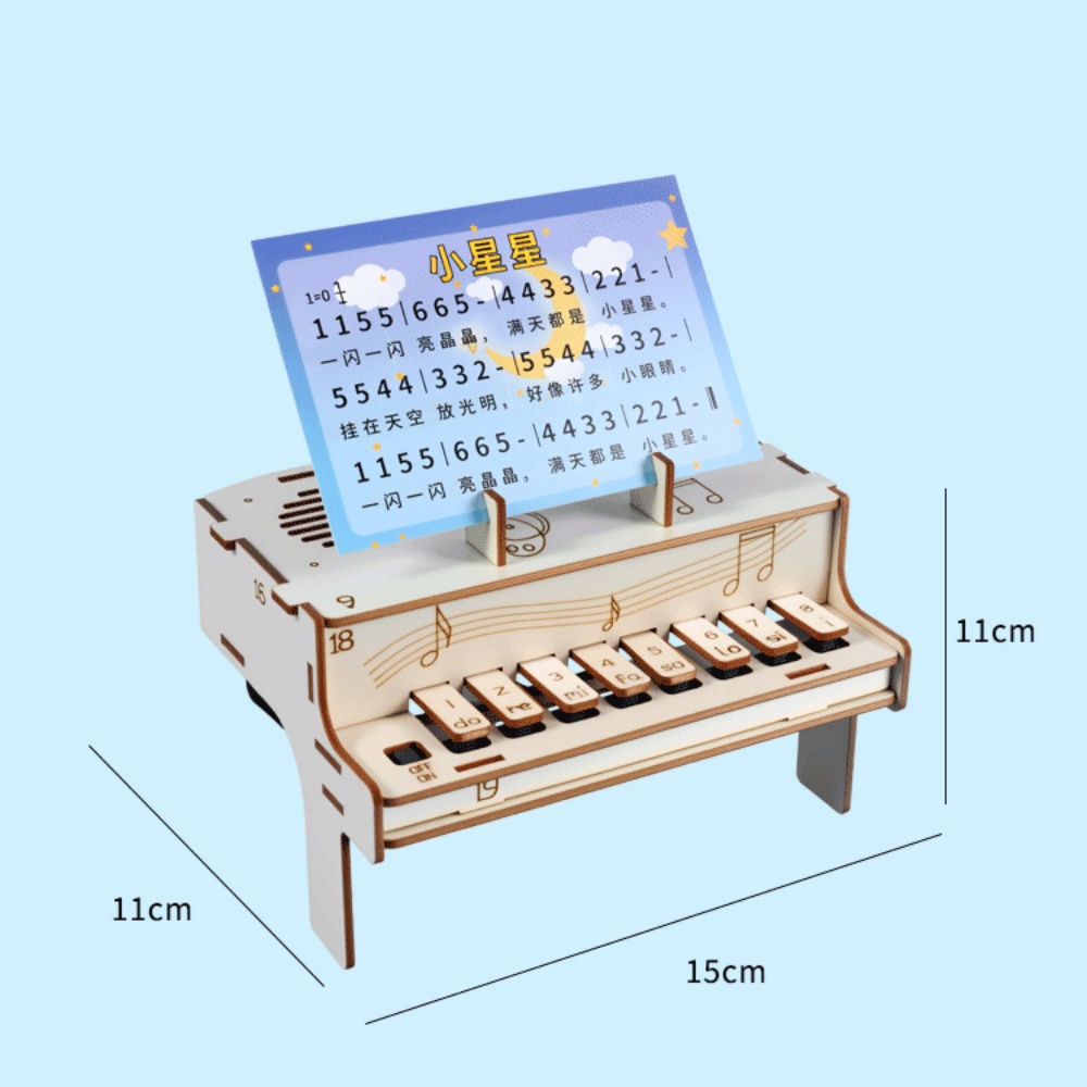 DIY Wooden Electronic Piano Mo - Diy Electronics Gadgets ulasan dan harga