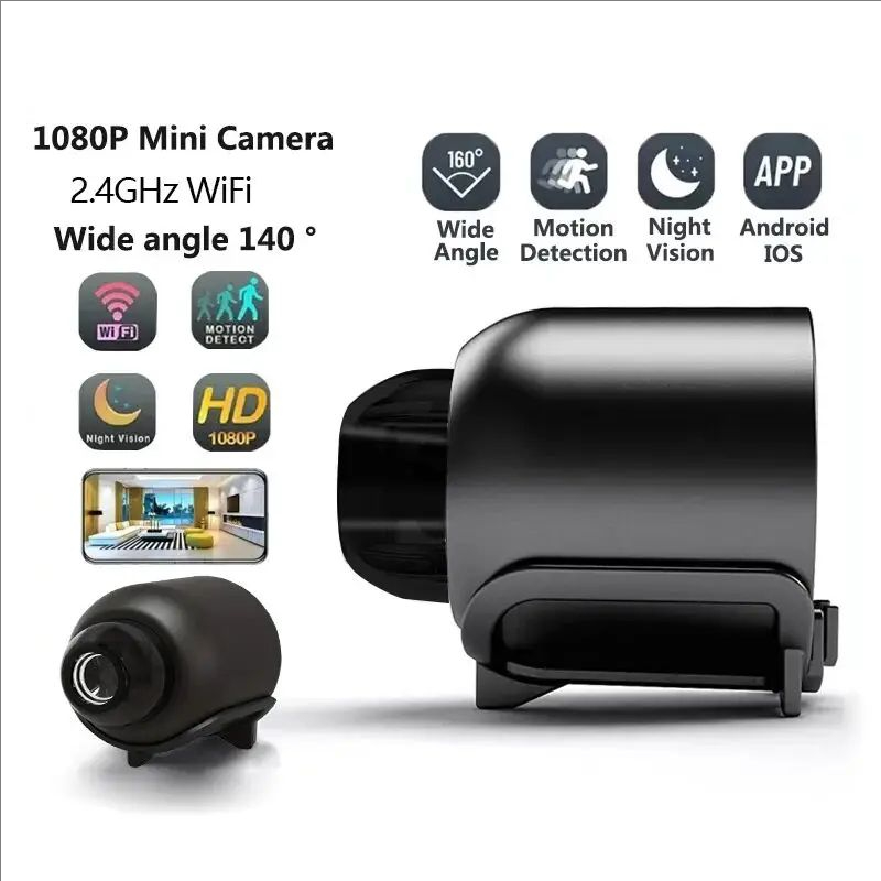 1080P HD Mini Camera WiFi Wire - Compact Camera Mirrorless ulasan dan harga
