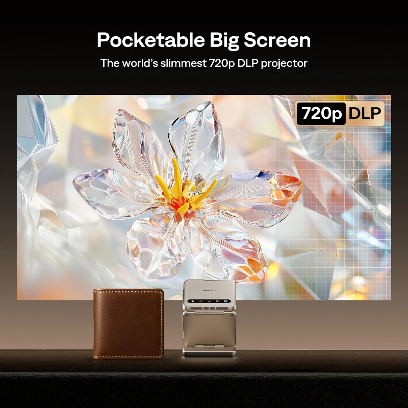 Yinzam ZIP Gold Tri-Fold Porta - Mini Projector Portable ulasan dan harga