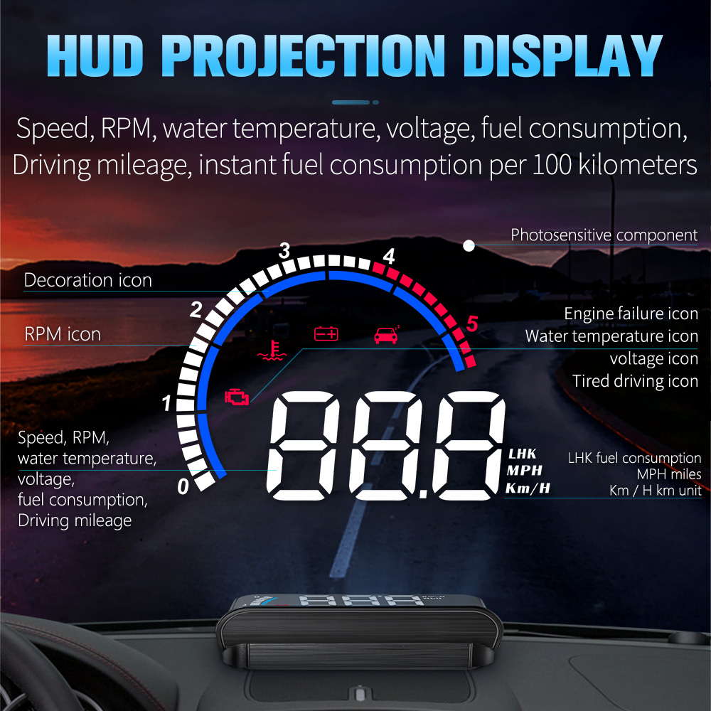M13 Car OBD Speed Projector fo - Mini Projector Portable ulasan dan harga