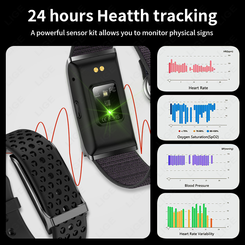 LIGE 100+ Sport Fitness Tracke - Electronics Gadgets For Men ulasan dan harga