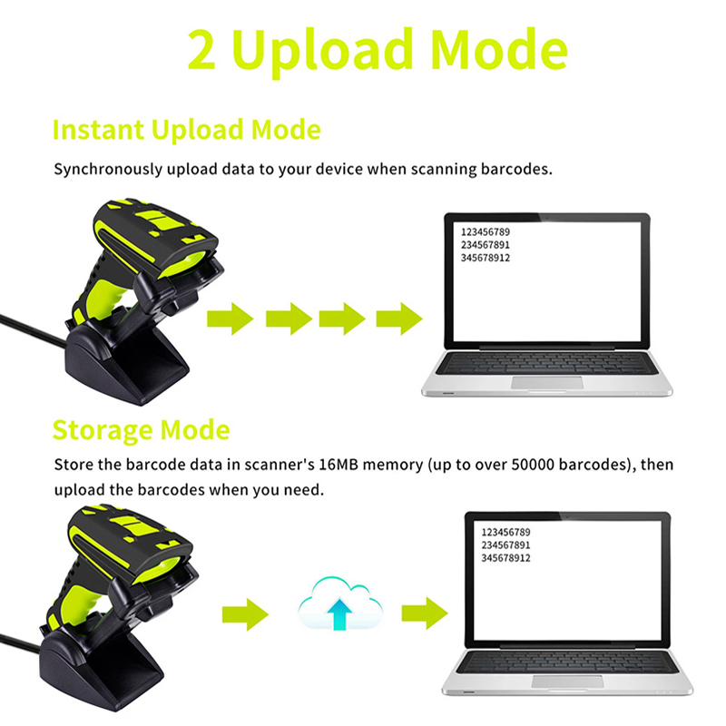 8020W Fixed Stand Bluetooth In - Barcode Scanner Wireless ulasan dan harga