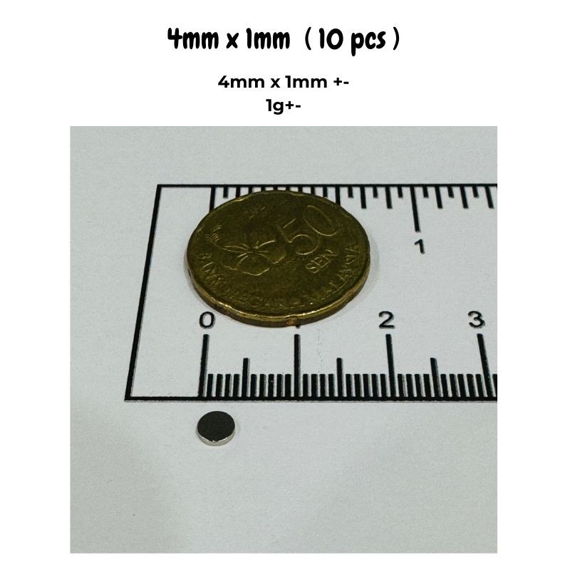 20/50pcs 4x1mm & 5x2mm Magnets - Diy Electronics Gadgets ulasan dan harga